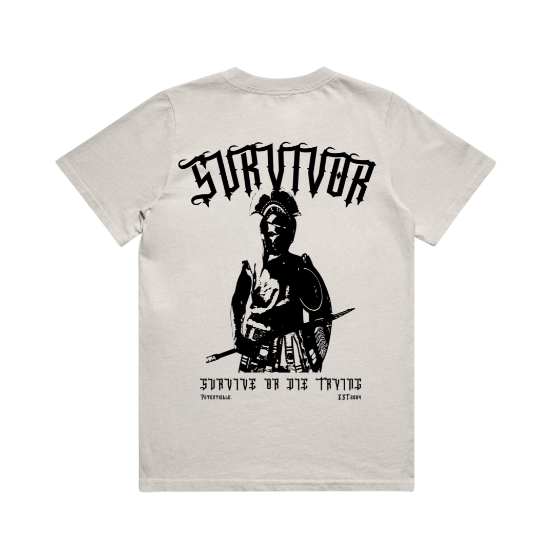 Womens Survivor T-Shirt Heavy Bone
