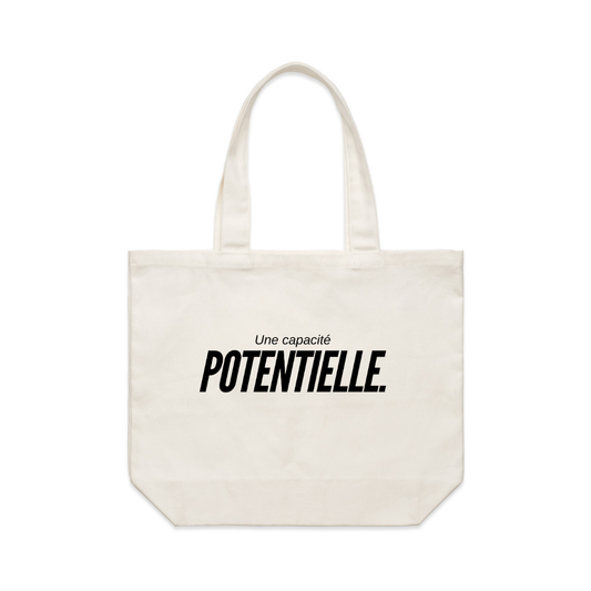 Une Capacité Potentielle Shoulder Tote Bone