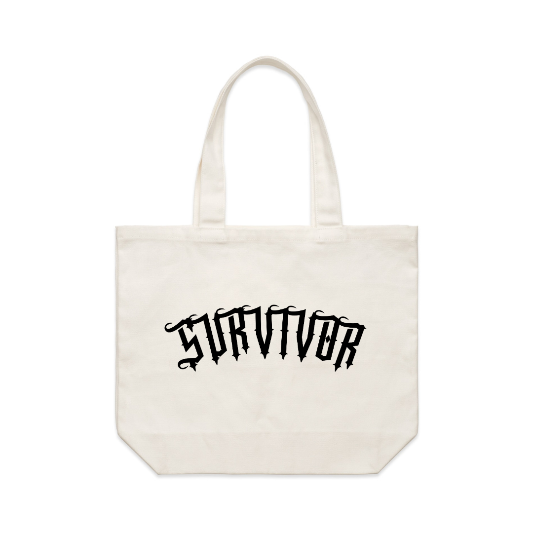 Survivor Shoulder Tote Bone