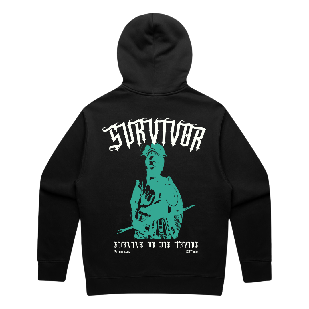 Mens Survivor Hood Black