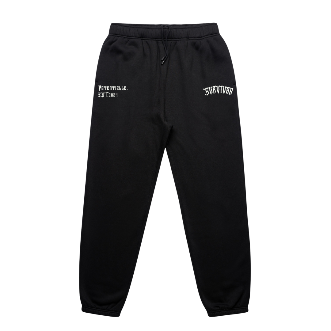 Mens Survivor Joggers Black