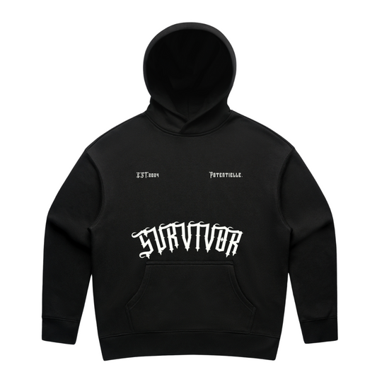 Womens Survivor Hood Black