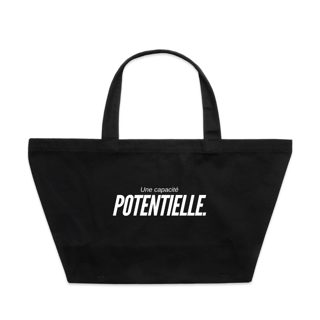 Une Capacité Potentielle Oversized Tote Black