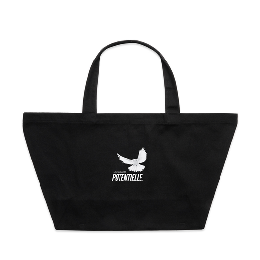 Doves Oversized Tote Black