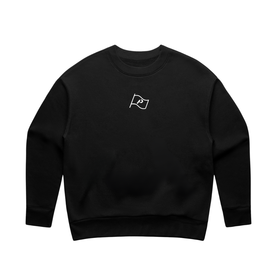 Womens Merci Relaxed Sweater Black