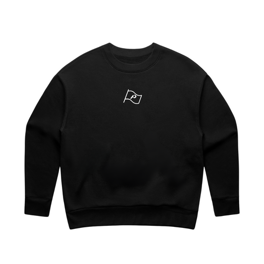 Womens Merci Relaxed Sweater Black