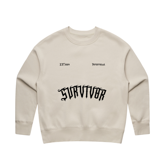 Womens Survivor Heavy Sweater Bone